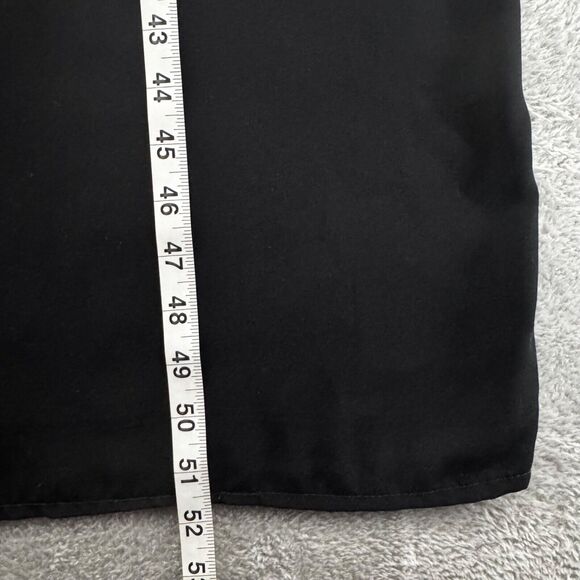 J Crew Dress Womens M Black Slip Maxi Length Adjustable Straps Semi Sheer - Picture 9 of 16